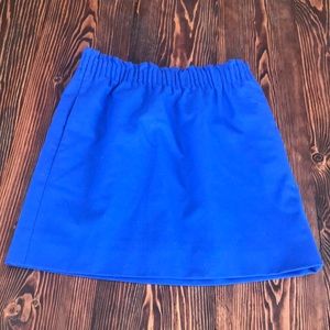Blue crew skirt